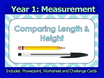 Comparing Lengths and Heights - Year 1 - Maths Lesson