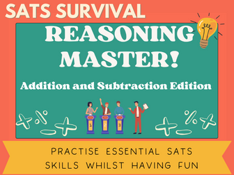 SATs Reasoning Addition Subtraction Game -  Reasoning Master!
