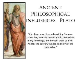 Plato booklet Ancient Philosophical Influences