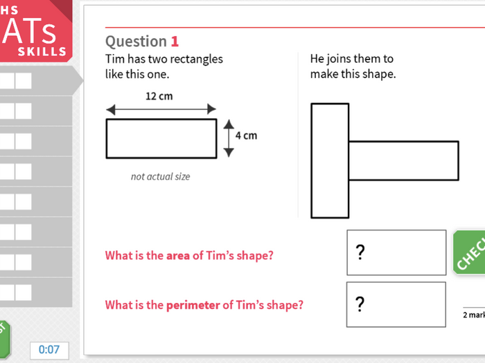 Area And Perimeter - KS2 Maths Sats Reasoning - Interactive Exercises ...