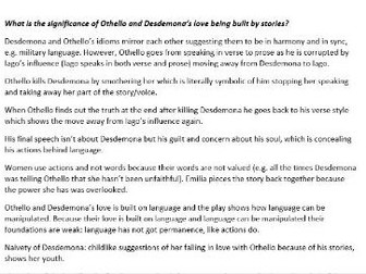 AQA A Level English Literature - Othello