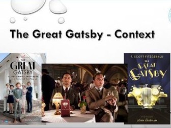 IB The Great Gatsby Context Lesson