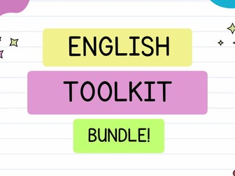 Whole-School English Toolkits