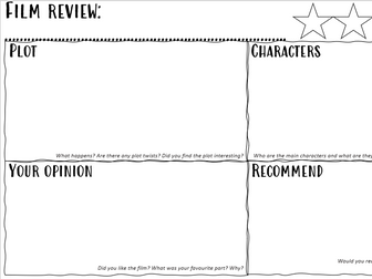 Film review template