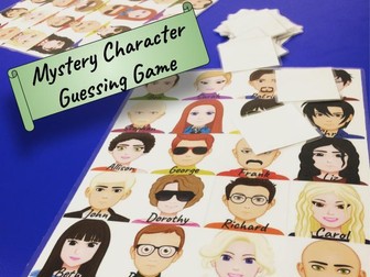 Mystery Character Guessing Game (Physical Descriptions - ESL)