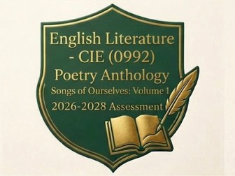 'Song: Love, Armed' — IGCSE Literature Worksheet | Cambridge 0992 | Songs of Ourselves Vol. 1