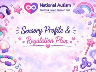 Sensory Profile & Regulation Plan for ASD