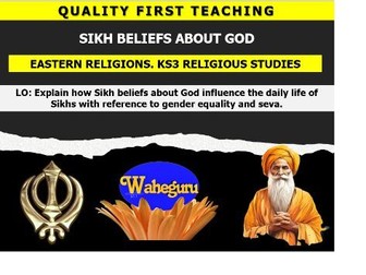 SIKH BELIEFS ABOUT GOD