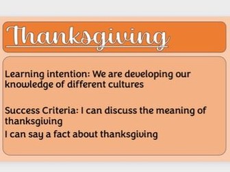 Thanksgiving Powerpoint