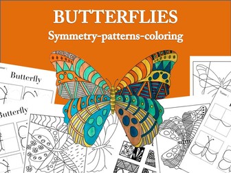 Butterflies : symmetry, patterns, coloring