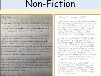 Non-Fiction - Full SOW - Year 8 Low Ability/SEN English