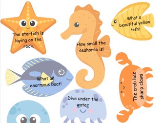 Sentence Types Activity - KS2 SPaG - Sea Creatures Theme