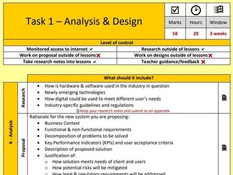T-Level Digital - Occupational Specialism Task 1 (Analysis & Design)