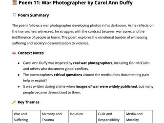 GCSE Power & Conflict Complete Revision Booklet