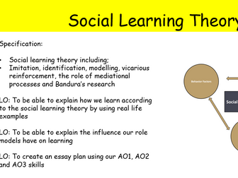 AQA psychology social learning theory