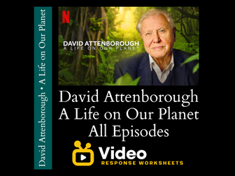 David Attenborough - A Life on Our Planet - Video Response Worksheet and Key