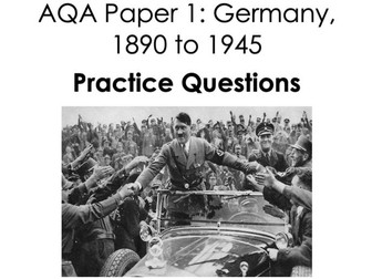 AQA History: Germany Practice Questions