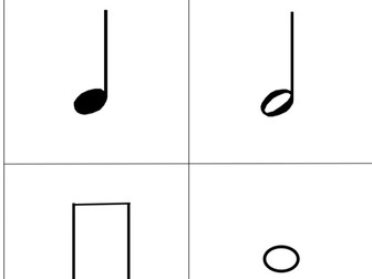 Note Values Flash Cards