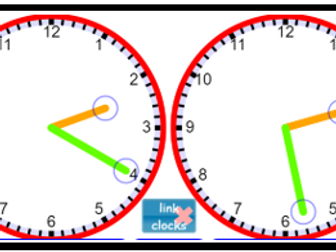 Maths Activity looking at time duration on an analogue clock