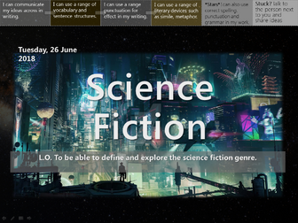Science Fiction (Whole Unit 15 hours!)
