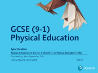 Edexcel GCSE PE - Component 2: Health & Well-Being (Lesson Resources)