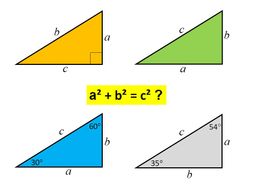 Pythagoras - Pythagorean triples by danwalker | Teaching Resources