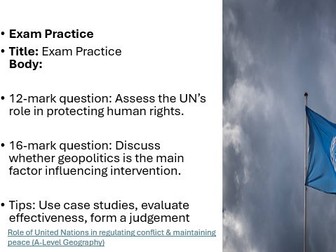 OCR A Level Geography Human Rights
