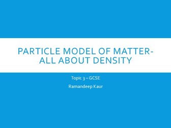 GCSE- Density - Examples and Questions ppt