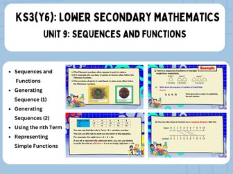 Unit 9: Sequences and Functions