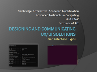 AAQ F162 UX/UI Solutions - 1.5.2 UX/UI Experience (Features of UI)