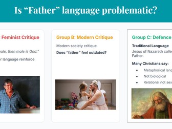 God as personal, God as Father, and God as Love