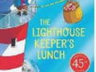 The Lighthouse Keeper's lunch vocab sheet with a qr link to the story.