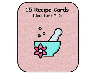 15 Colourful Recipe Cards