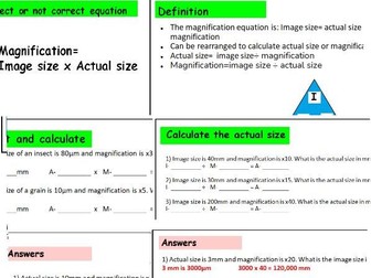 Complete Magnification Lesson: Differentiated for All Abilities