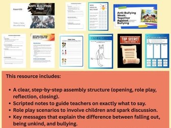 Anti-Bullying Week Assembly 2026