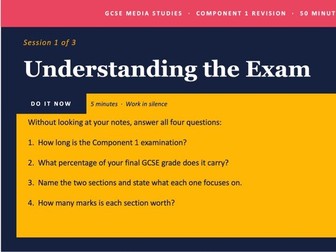 Eduqas GCSE Media Studies C1 Revision