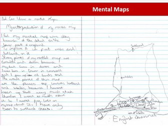 A basic mental map of the UK. Great lesson to introduce UK geography