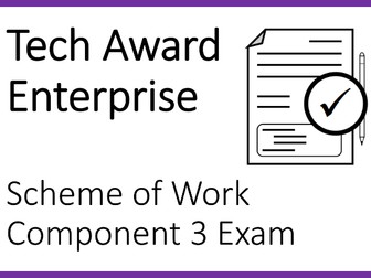 SOW BTEC 2022 Tech Award Enterprise Component 3 Suggested teaching outline