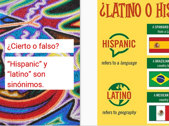 Hispanic Heritage Month (Mes de la herencia hispana)