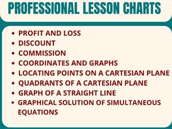Math charts (formulae and concepts reference charts)
