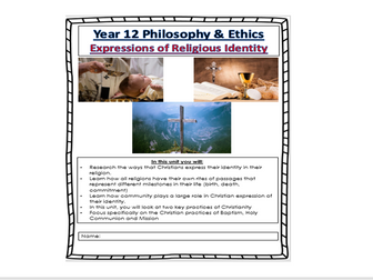 AS RS- Expression of Religious Identity Work Booklet