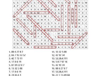 Periodic table-atomic number puzzle