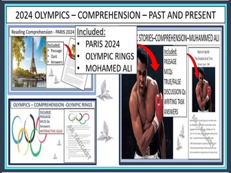PARIS 2024 - COMPRHENSION - OLYMPICS PAST AND PRESENT