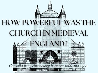 KS3 Medieval Life Overview Crown vs Church