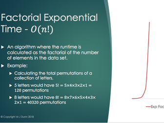 A Level Big O Notation Theory