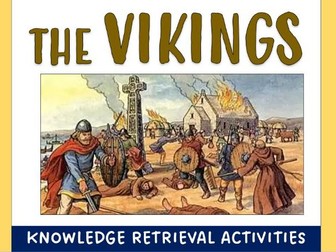 The Vikings - KS2 Knowledge Retrieval Activities Pack!