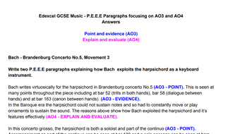 gcse music essay example