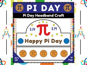 Pi Day Headband Craft : DIY Pi Day Hat Crown Craft for Young Learners