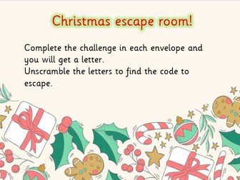 Christmas Escape Room