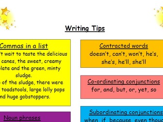 KS2  Writing tips